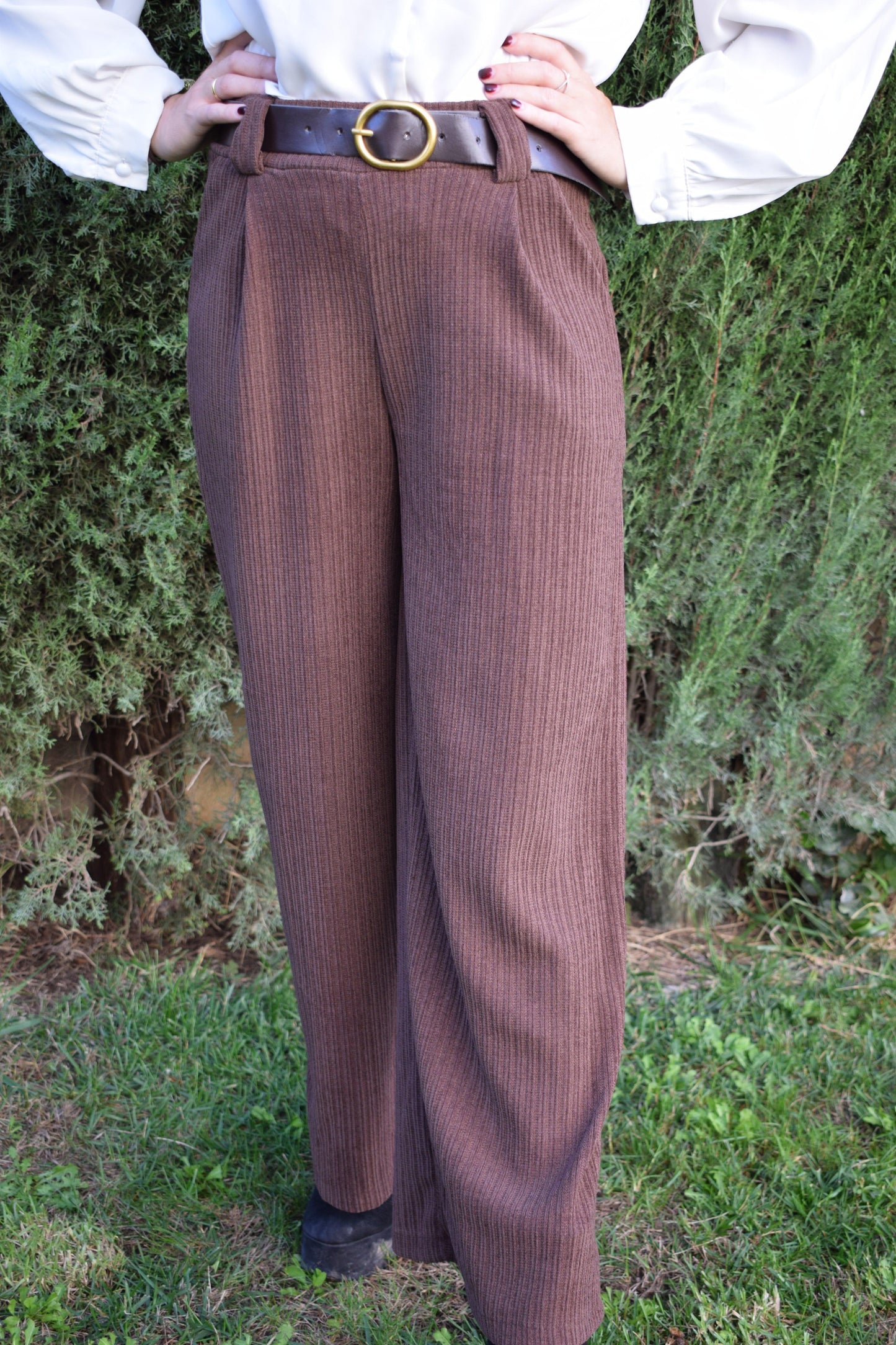 PANTALÓN DE PANA CRUDO