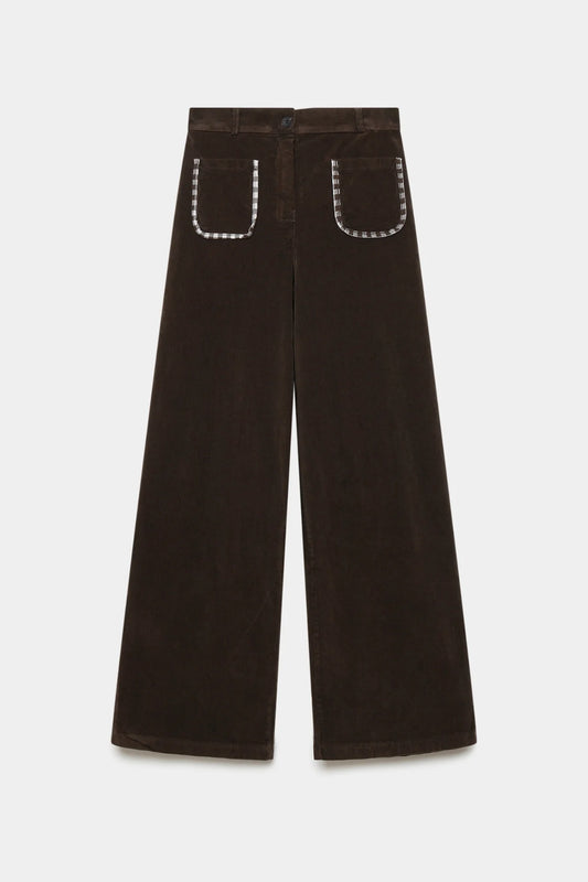 PANTALÓN VICHY TEEN MARRÓN