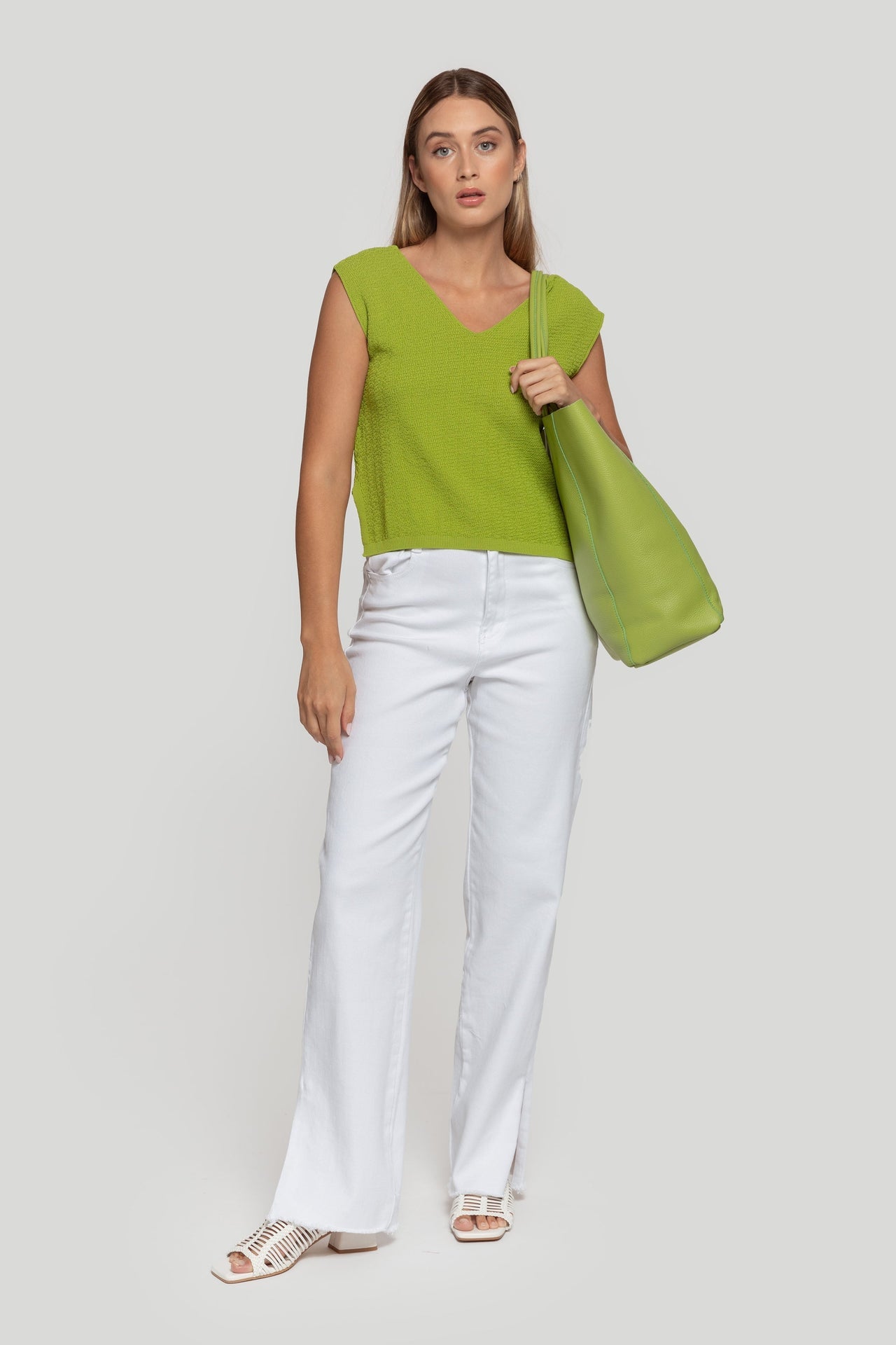 TOP OLIVA TEXTURA