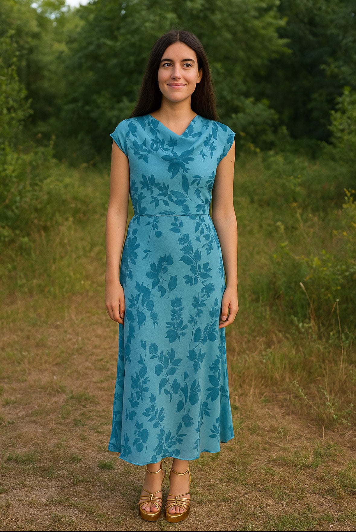 VESTIDO AMAPOLA AZUL