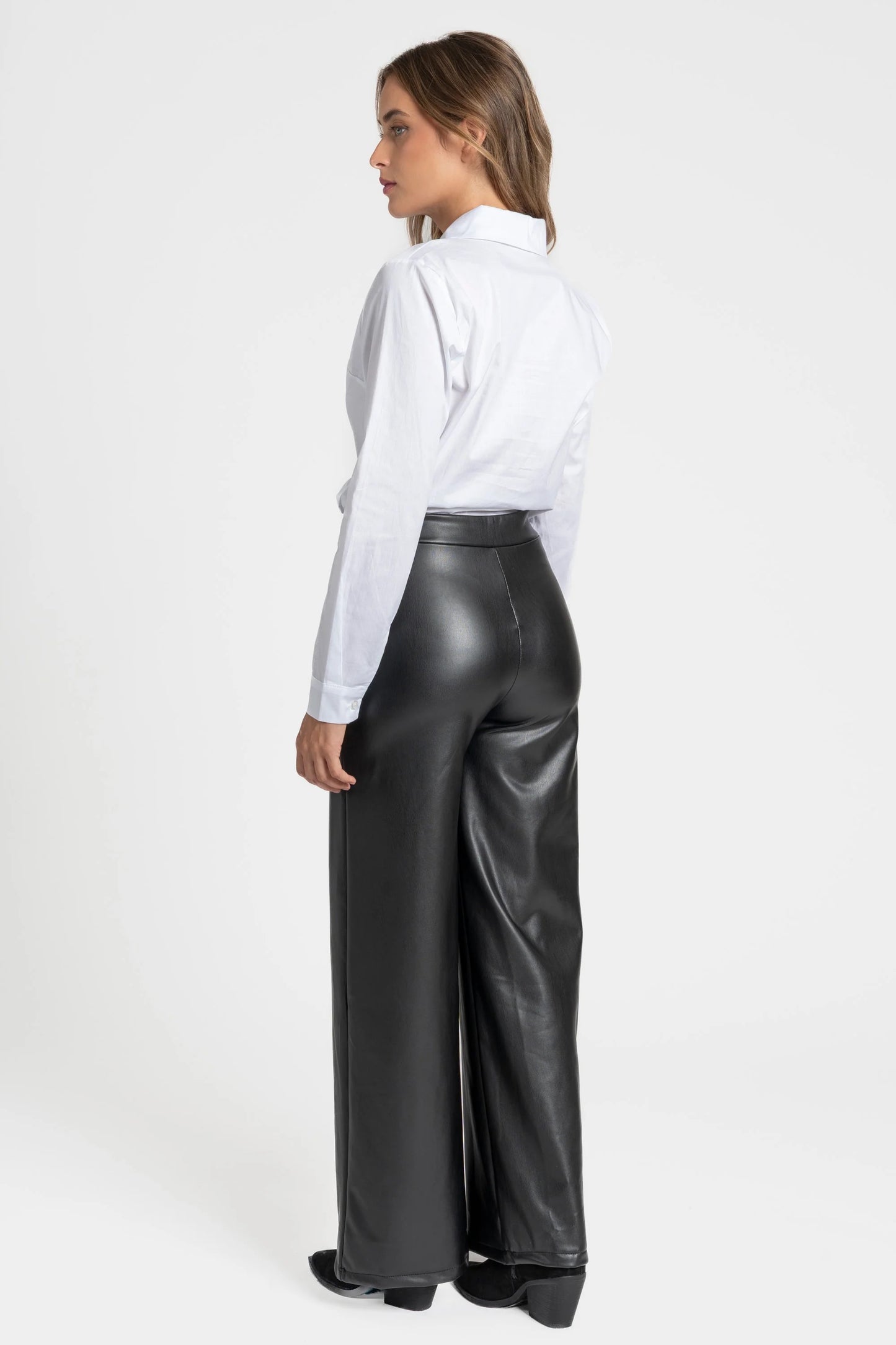 PANTALÓN POLIPIEL NEGROS