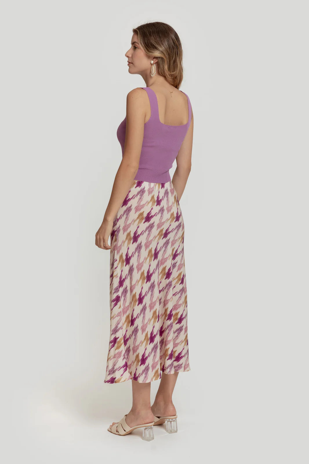 FALDA PRINT MALVA
