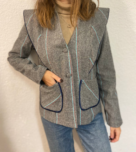 CHAQUETA ENCINAR GRIS