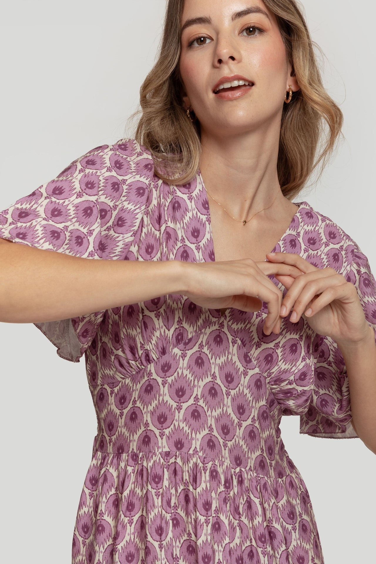 VESTIDO ISLA GOMERA LILA