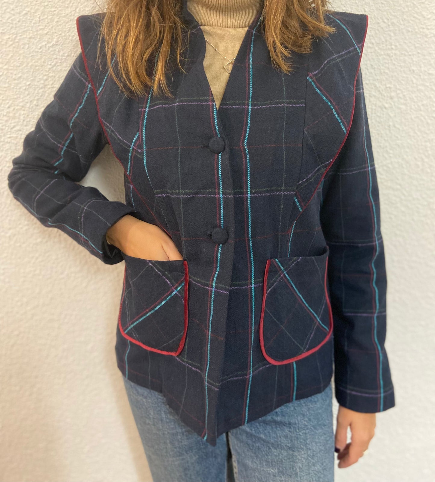 CHAQUETA ENCINAR AZUL