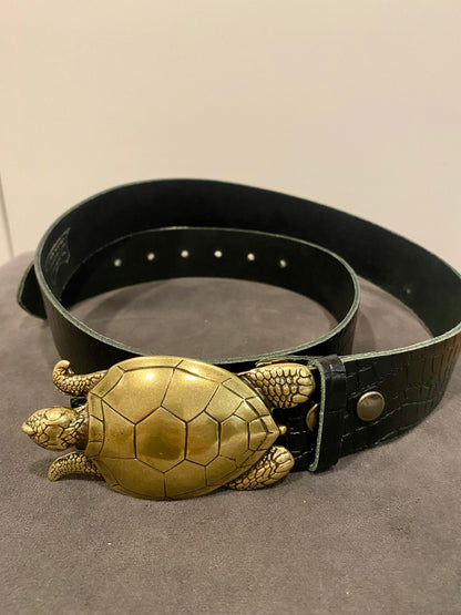 CINTURÓN TORTUGA NEGRO