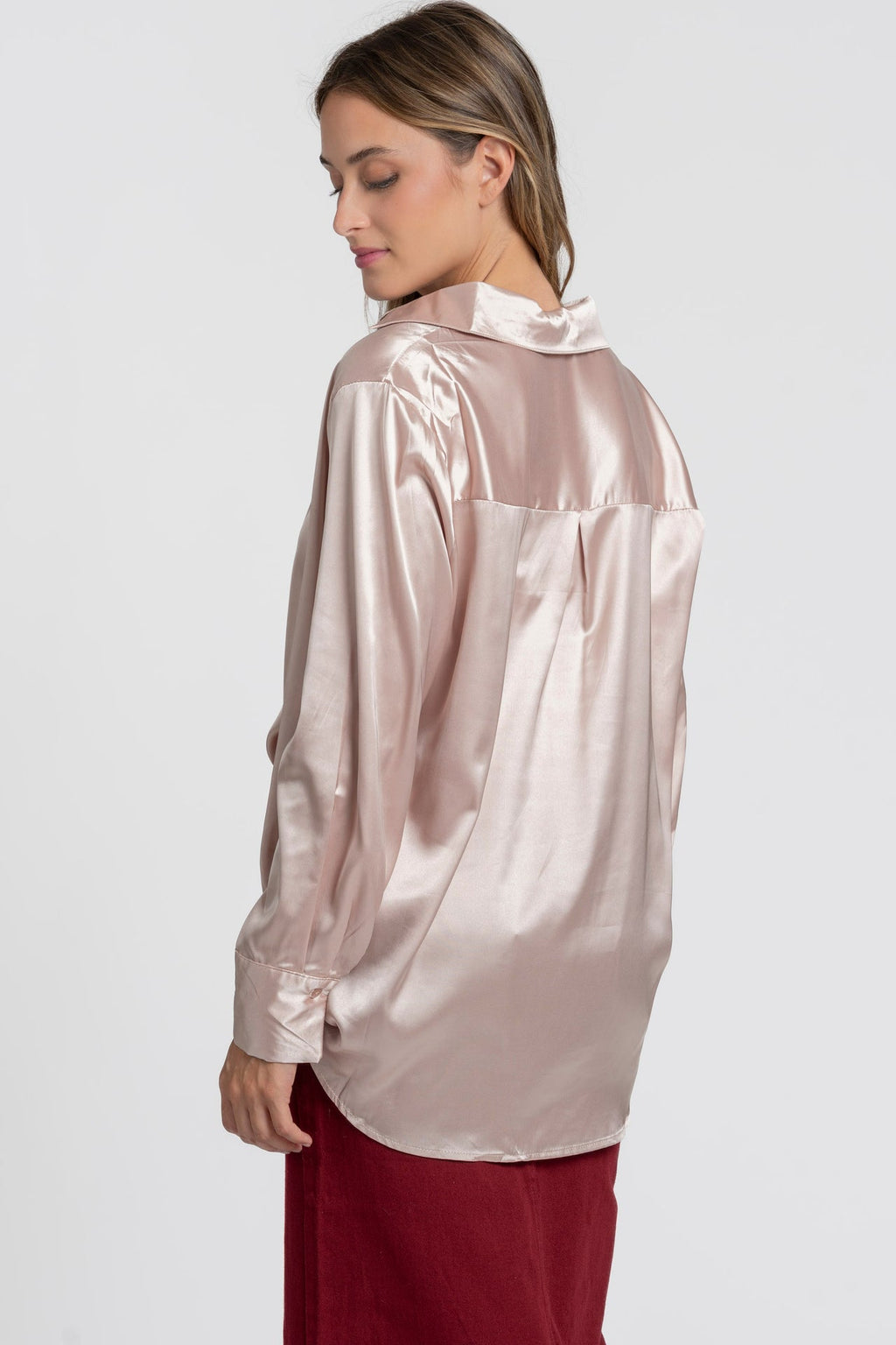 BLUSA SATINADA S/M