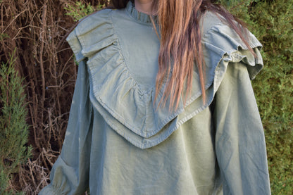 BLUSA PANA VERDE