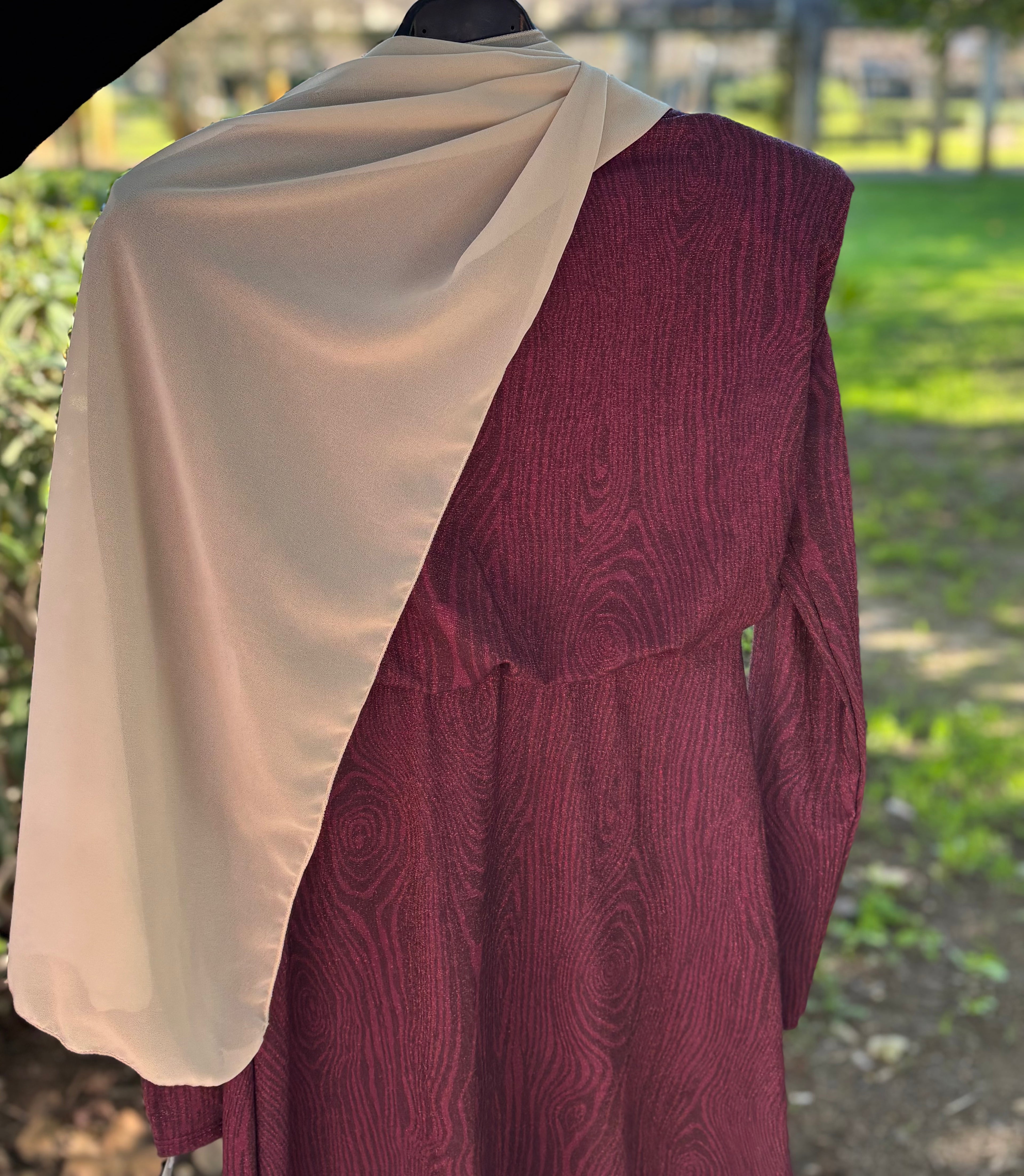 VESTIDO BETA BURDEOS