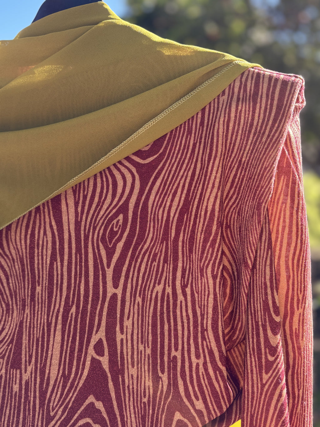 VESTIDO BETA BURDEOS