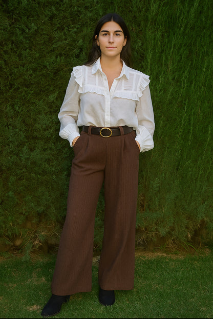 PANTALÓN DE PANA MARRÓN