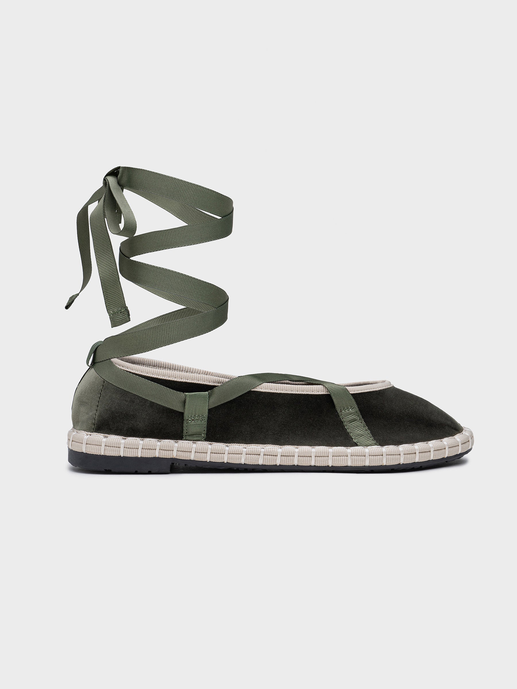 MERCEDITAS VELVET CINTA GREEN