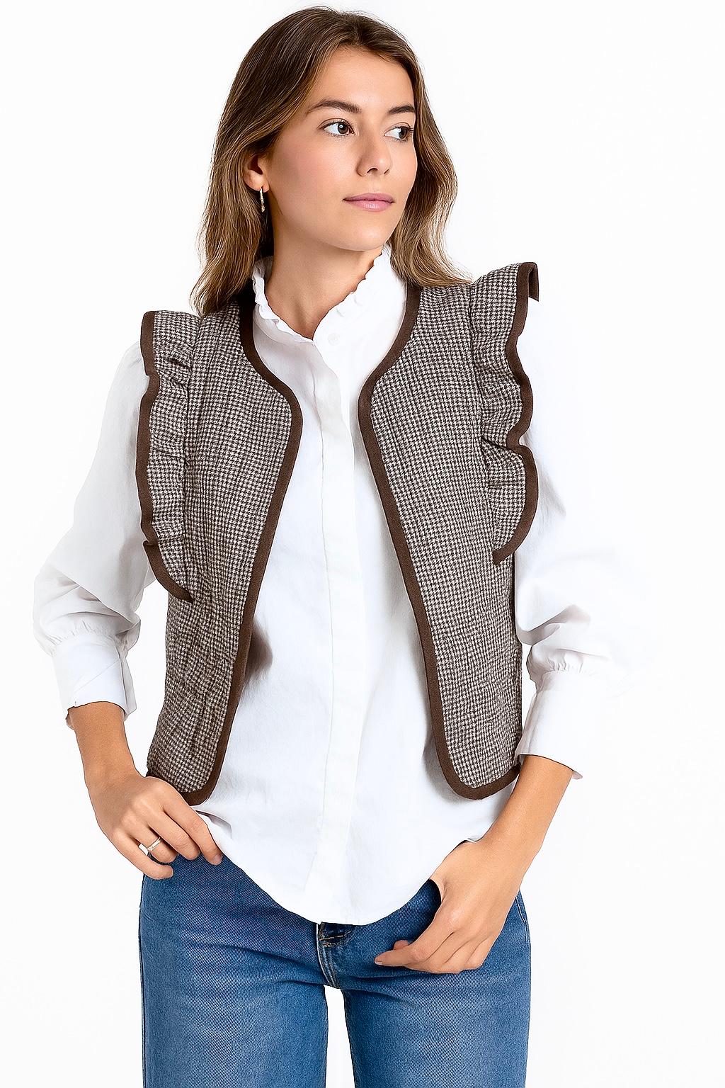 CHALECO ALAS MARRÓN