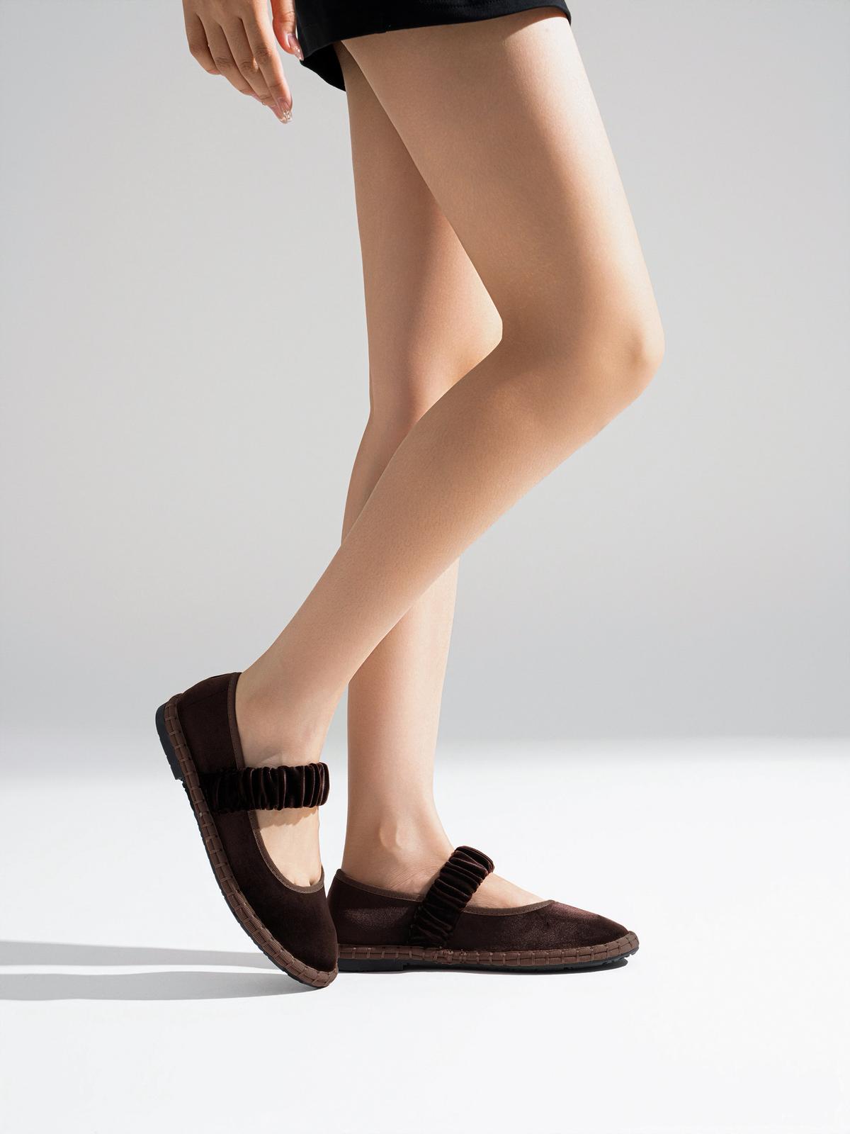 MERCEDITAS VELVET BROWN