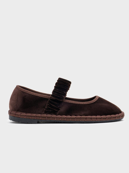 MERCEDITAS VELVET BROWN