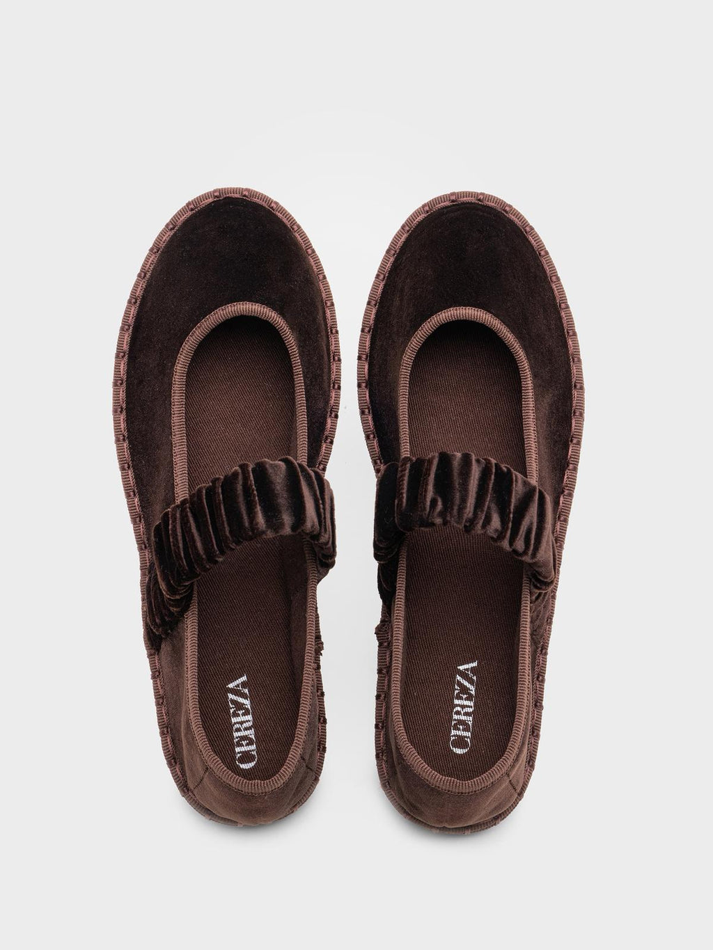 MERCEDITAS VELVET BROWN