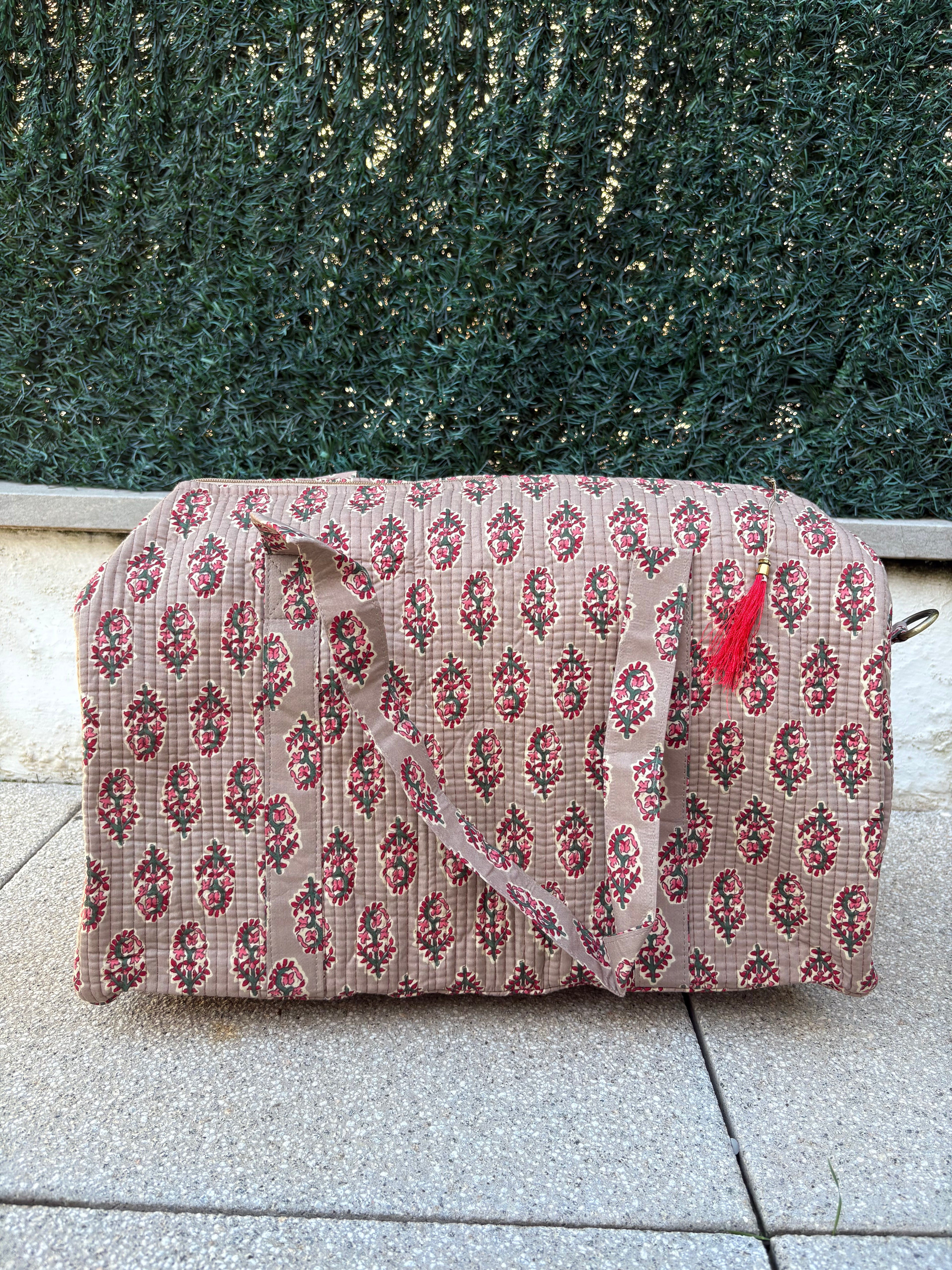 BOLSA VIAJE BEIGE
