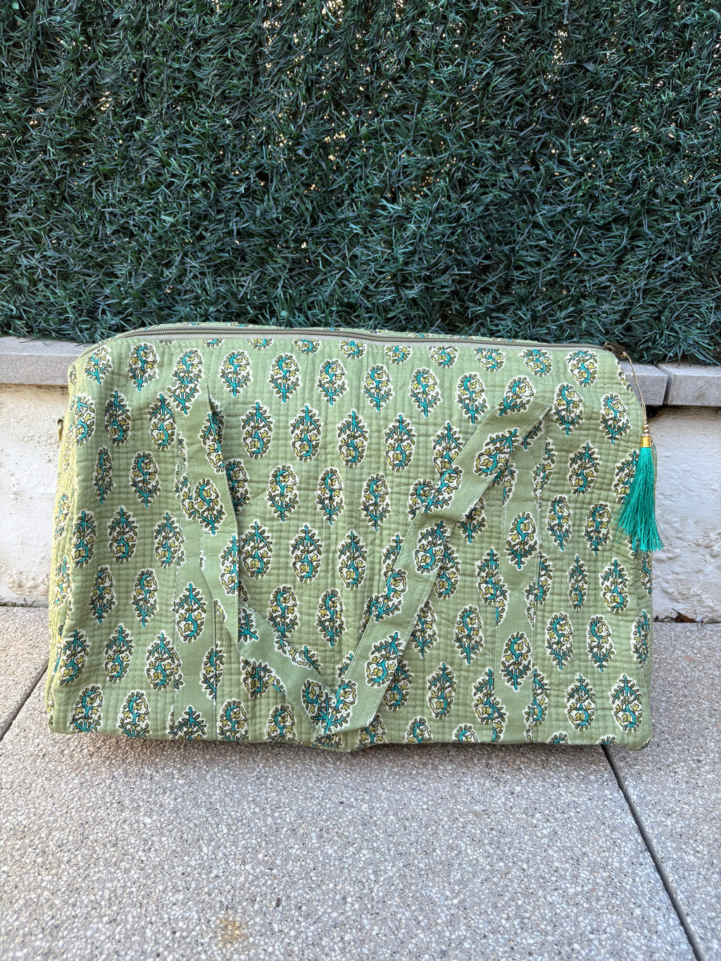 BOLSA VIAJE VERDE CLARO