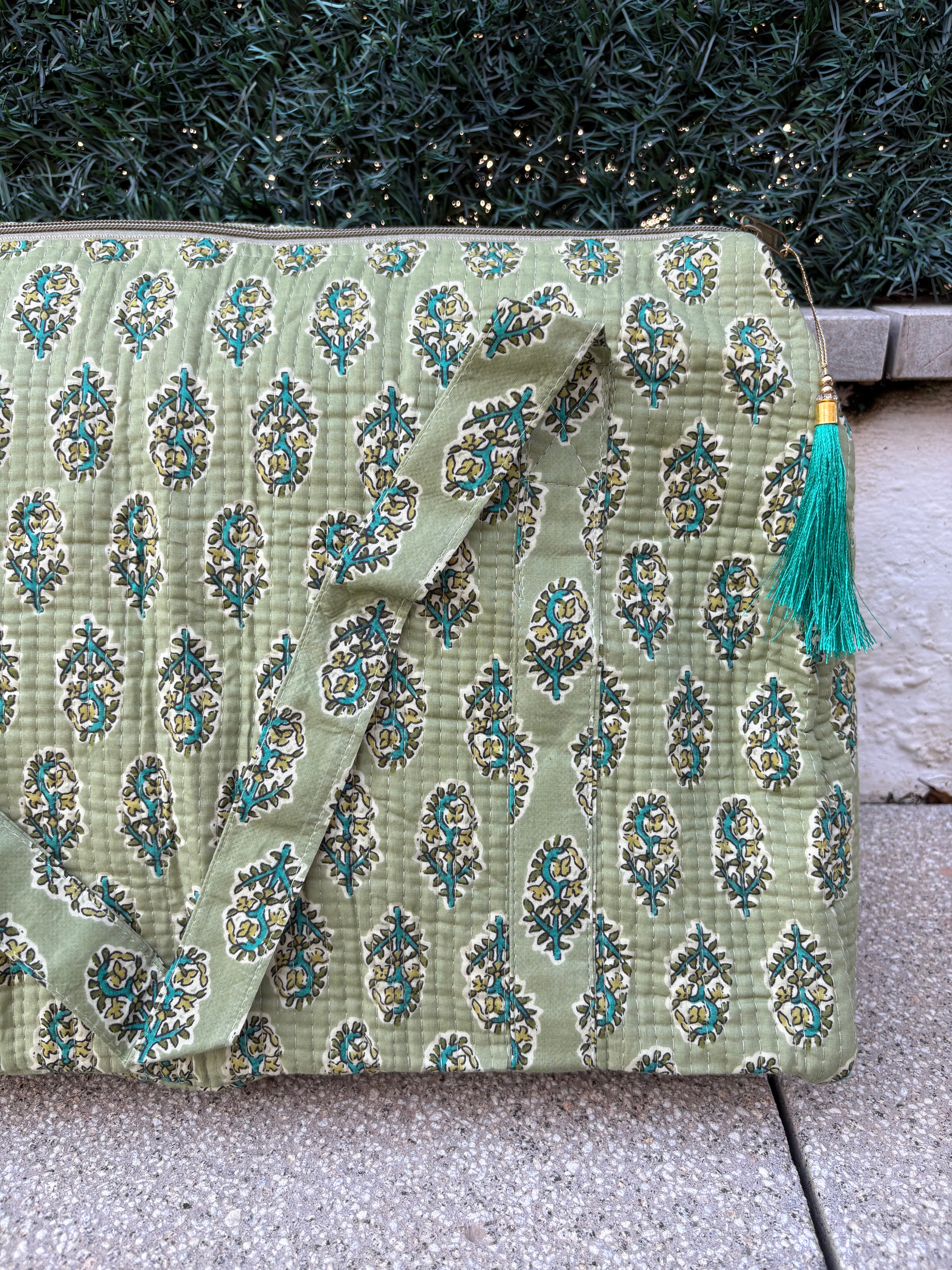 BOLSA VIAJE VERDE CLARO