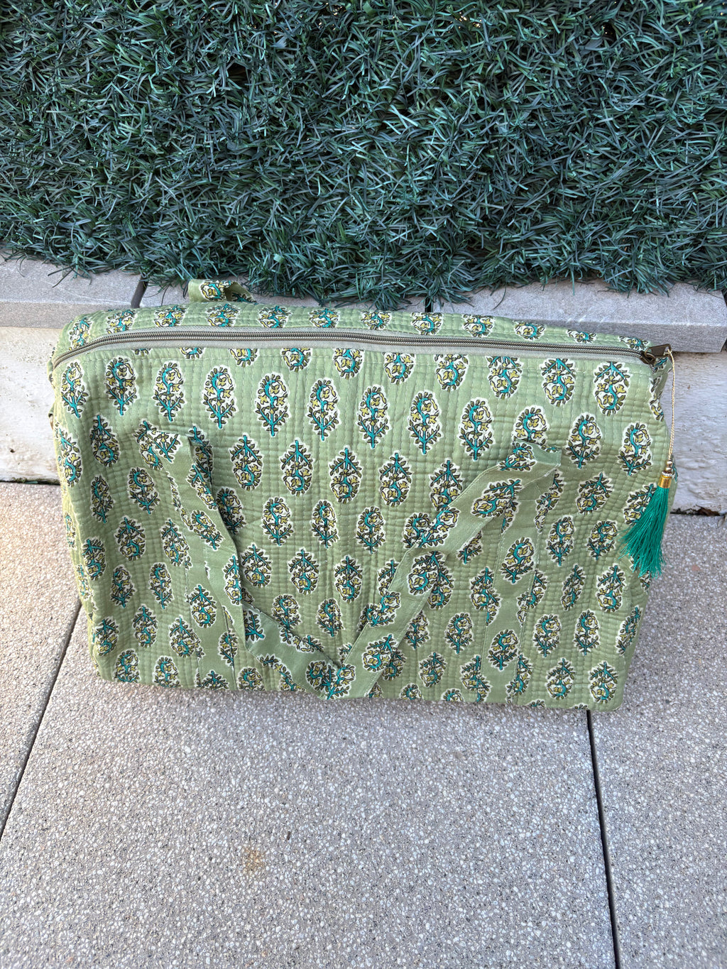 BOLSA VIAJE VERDE CLARO