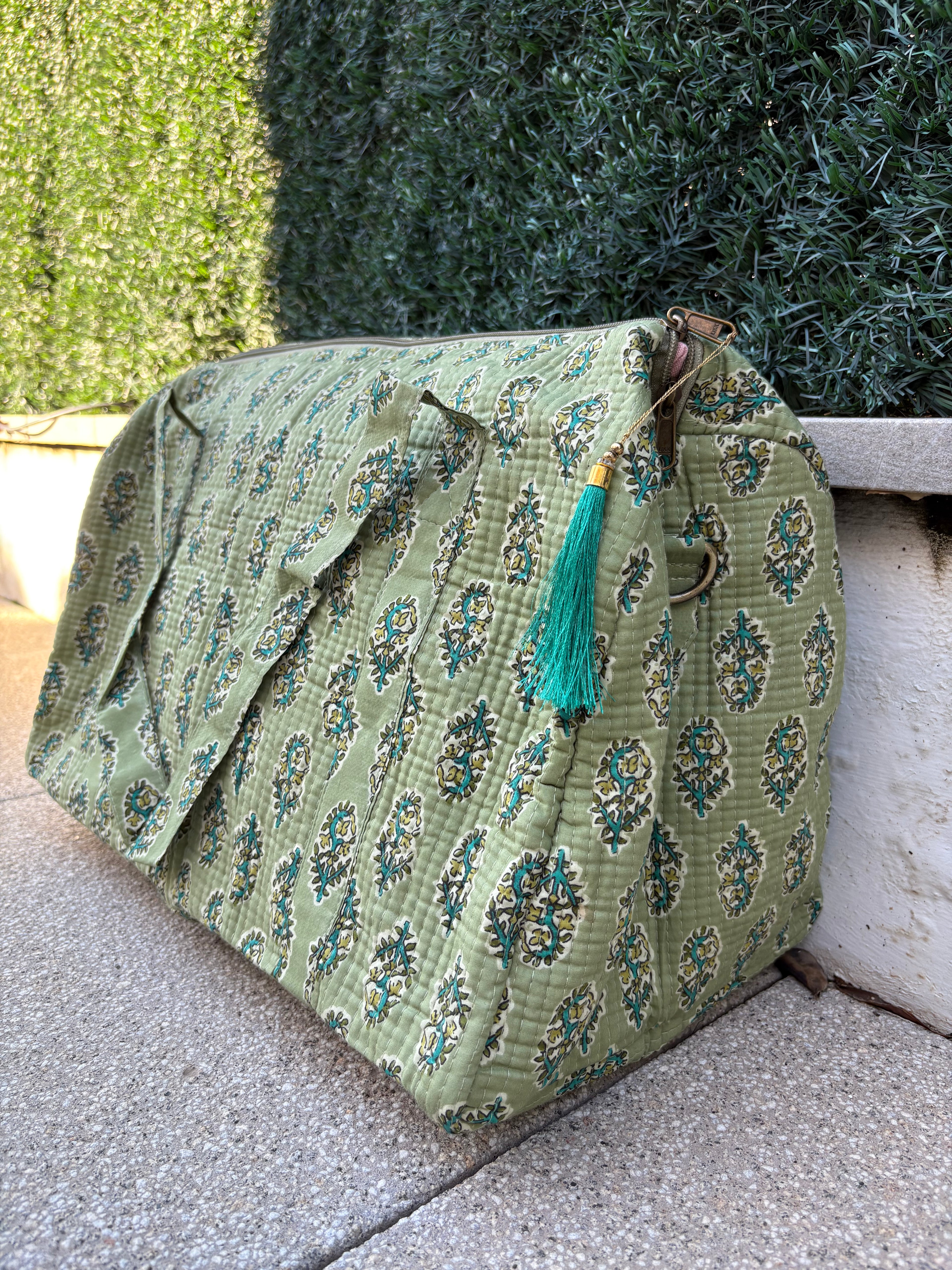 BOLSA VIAJE VERDE CLARO