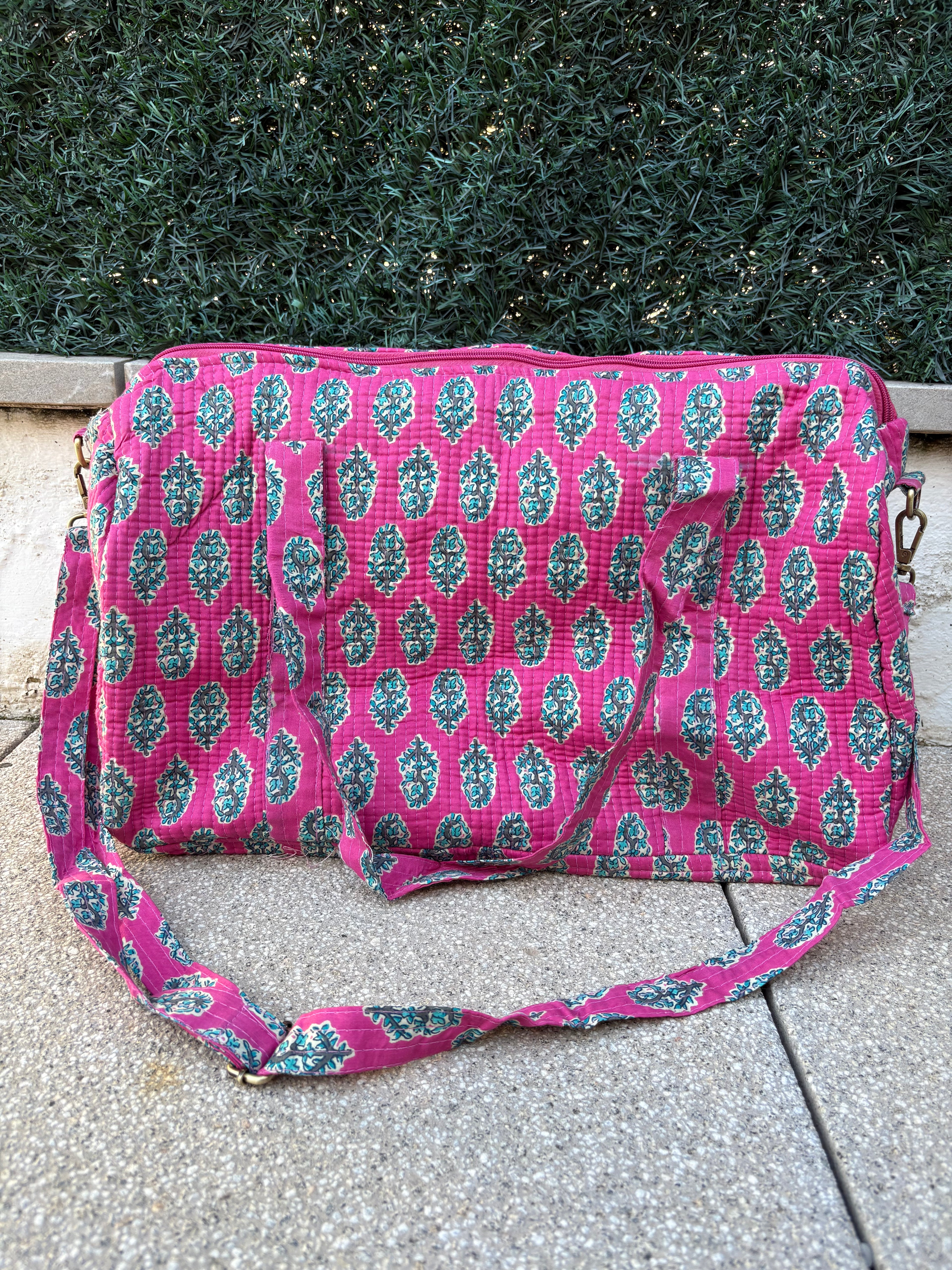 BOLSA VIAJE ROSA