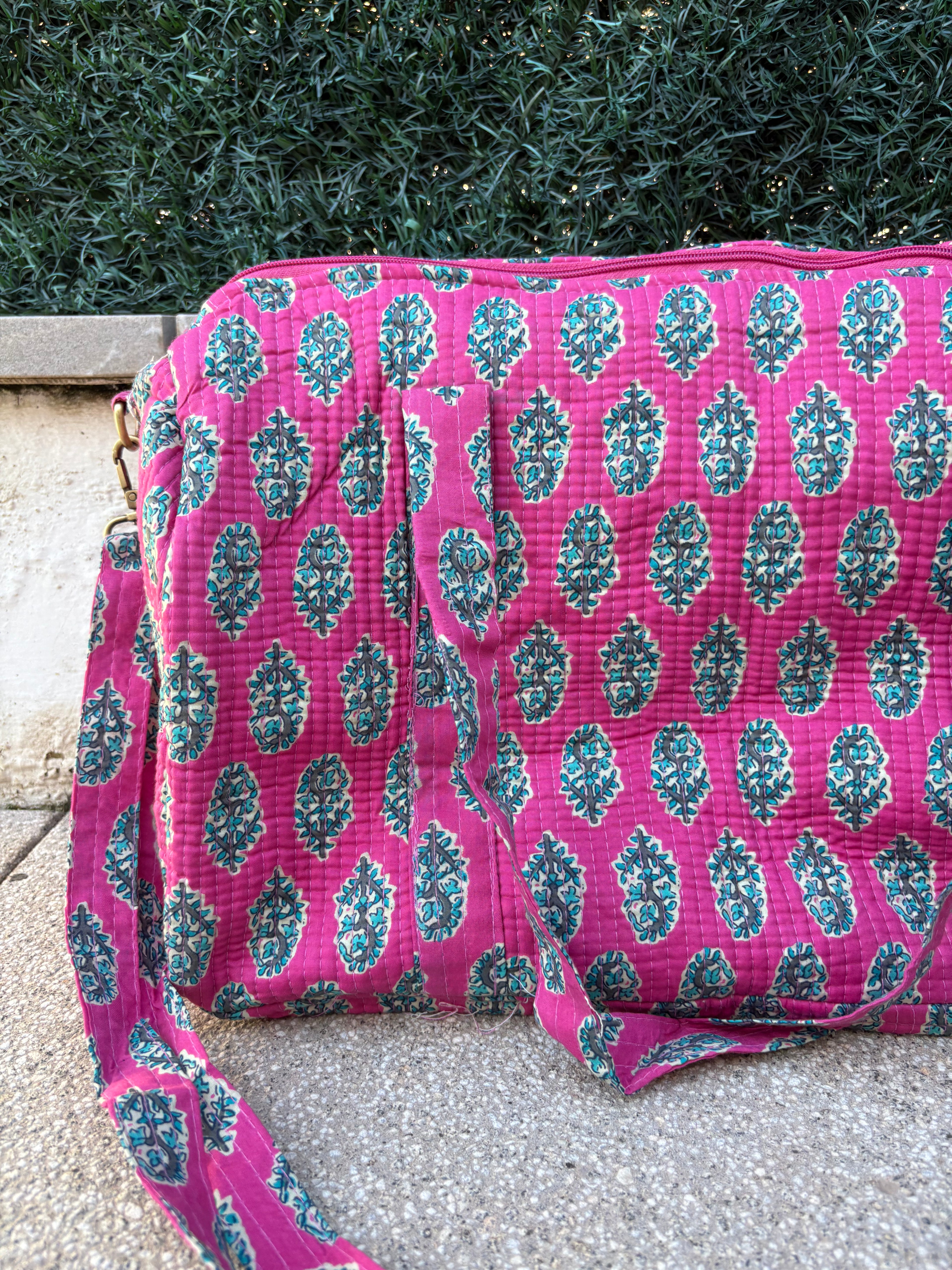 BOLSA VIAJE ROSA