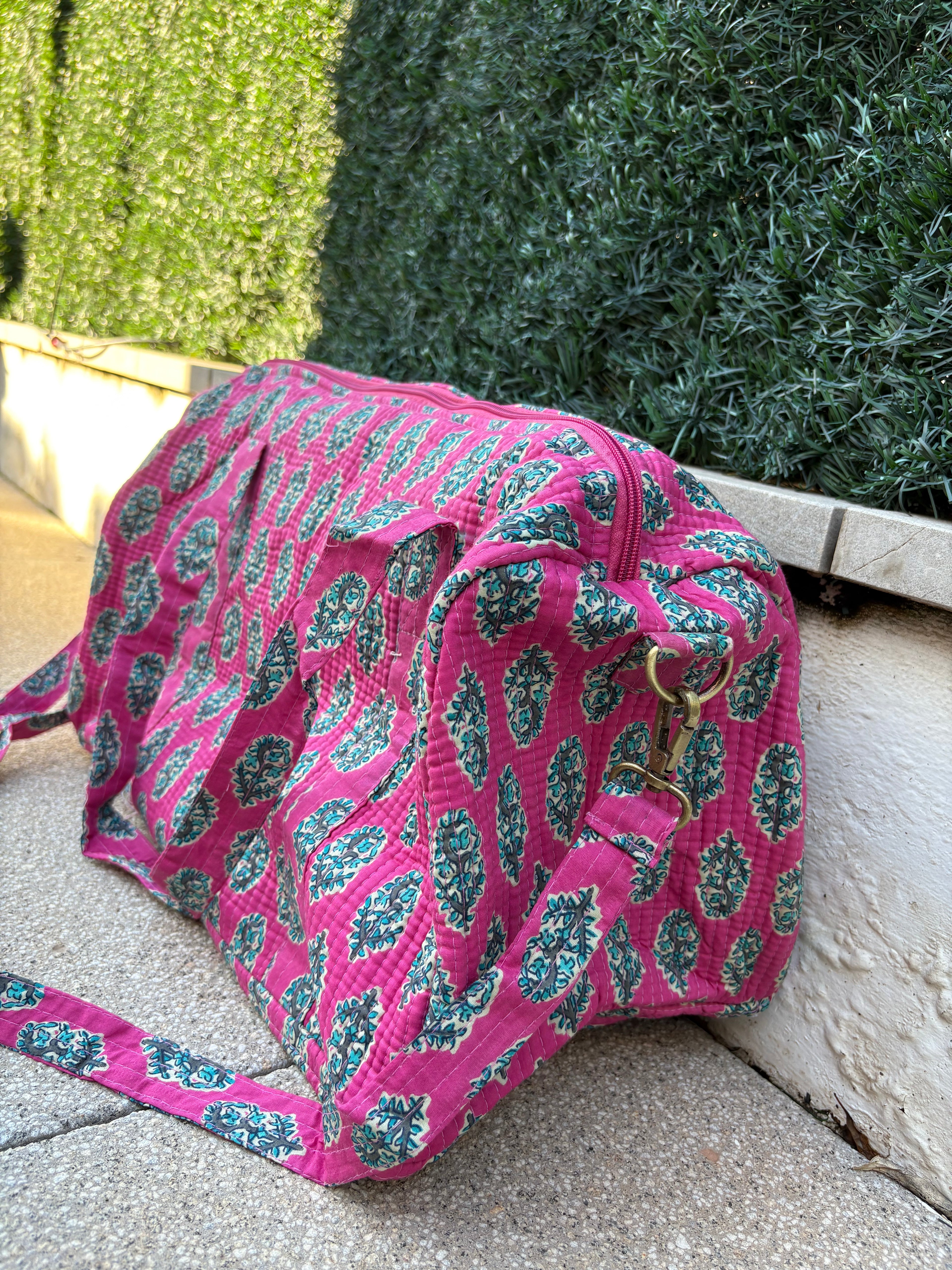 BOLSA VIAJE ROSA