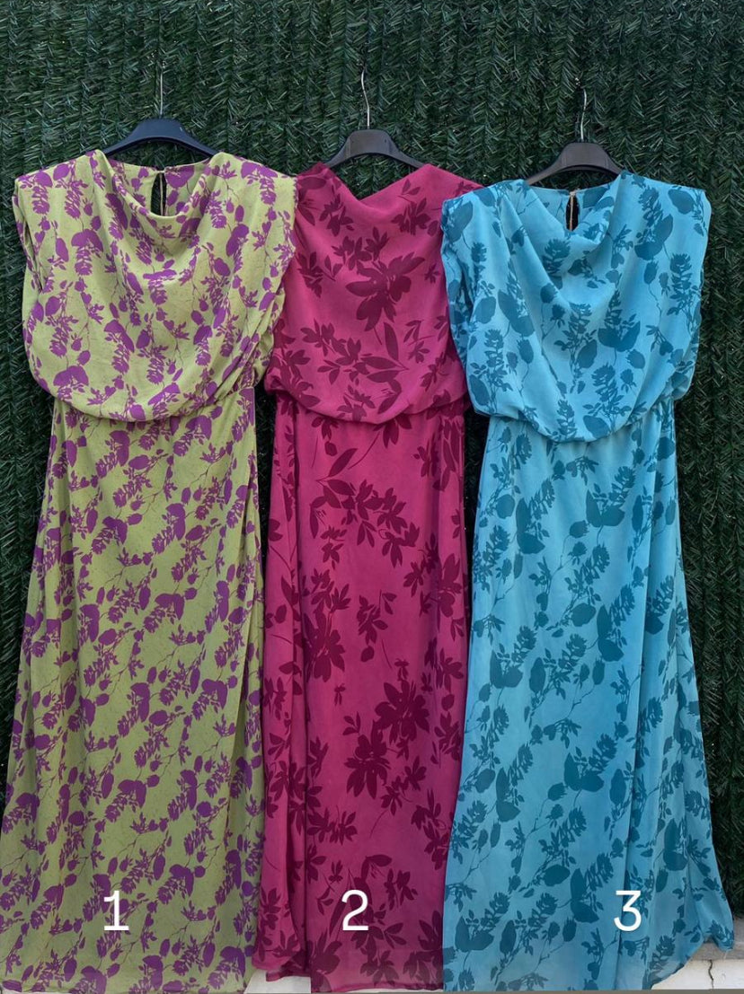 VESTIDO AMAPOLA BURDEOS