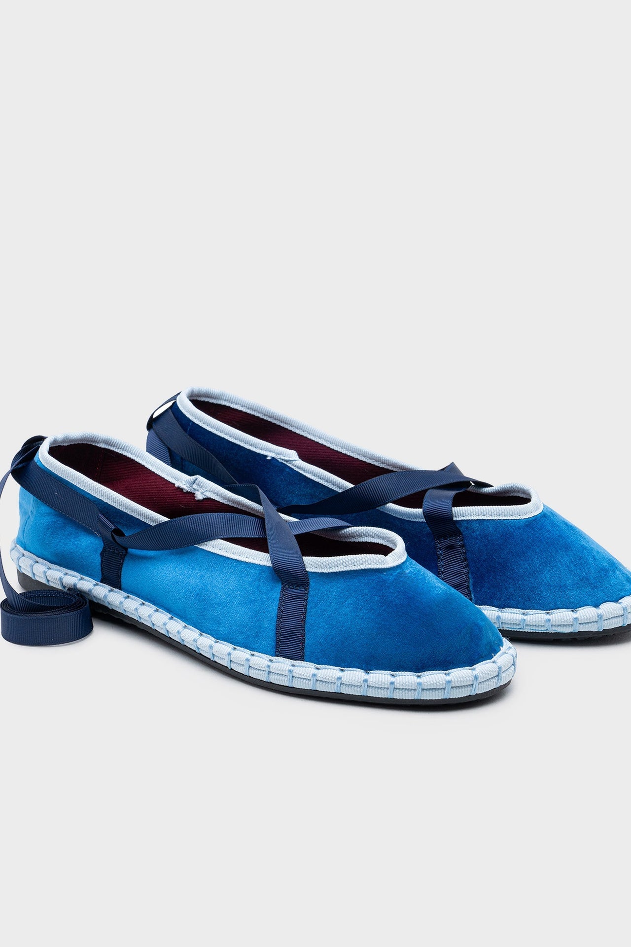 MERCEDITAS VELVET CINTA BLUE