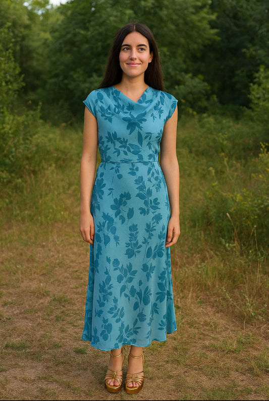VESTIDO AMAPOLA AZUL