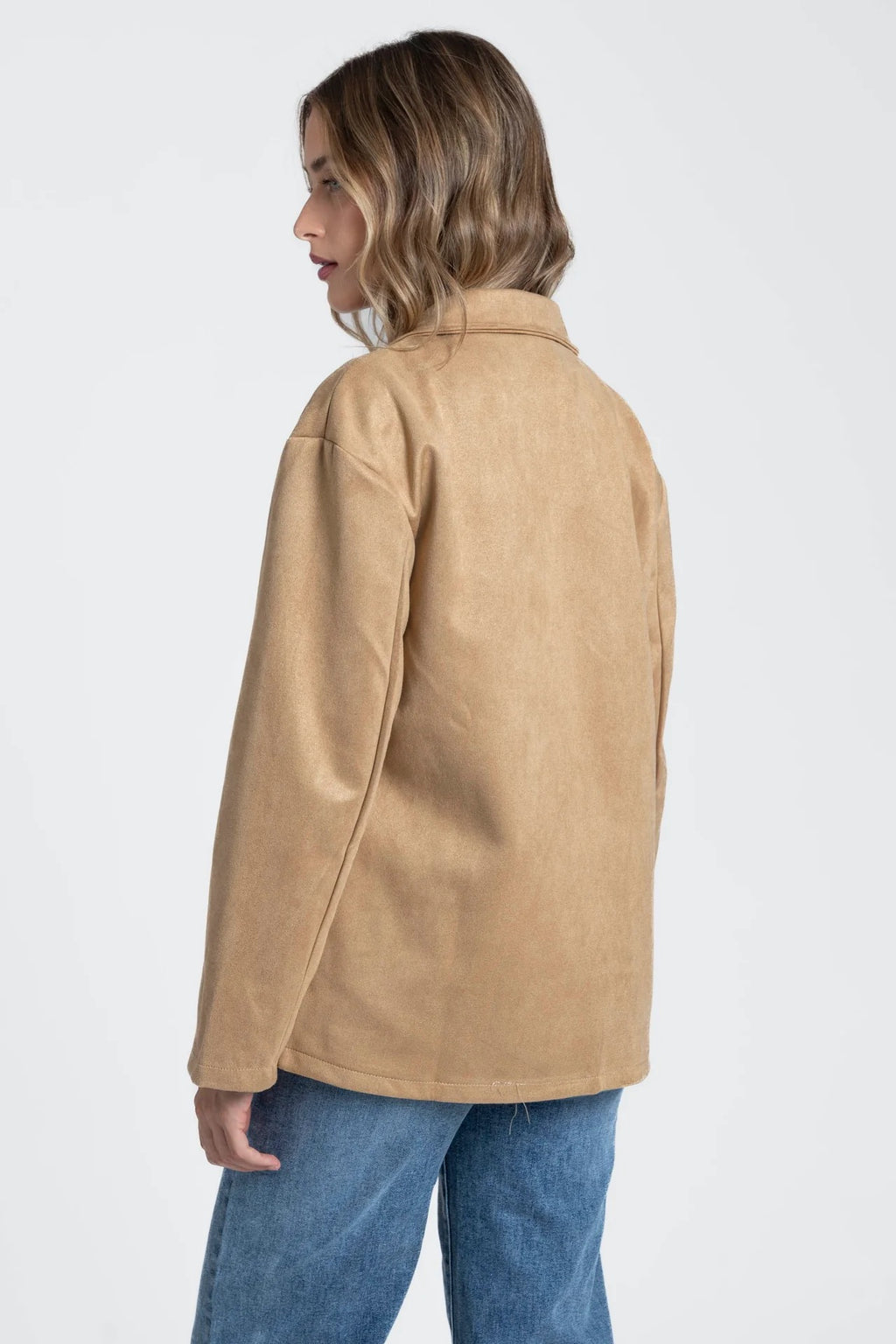 CHAQUETA ANTE MARRÓN