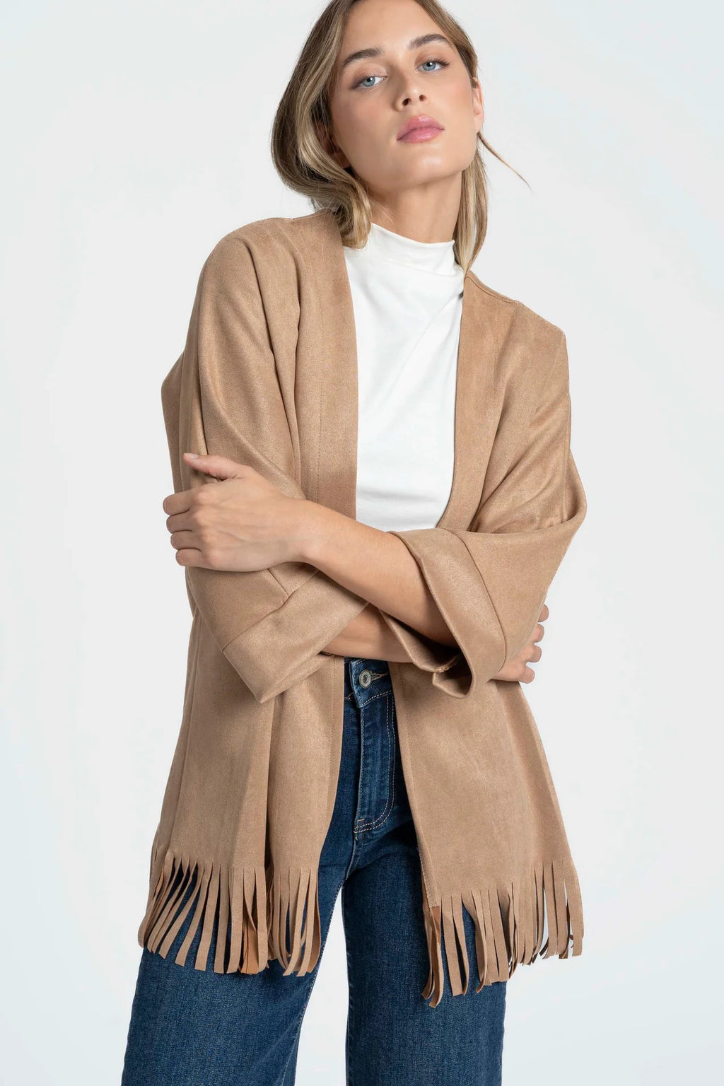 CHAQUETA FLECOS ANTE