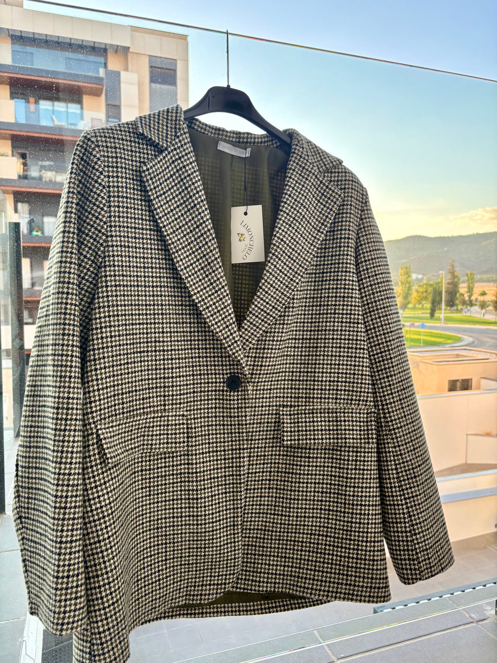 AMERICANA CUADROS VICHY VERDE