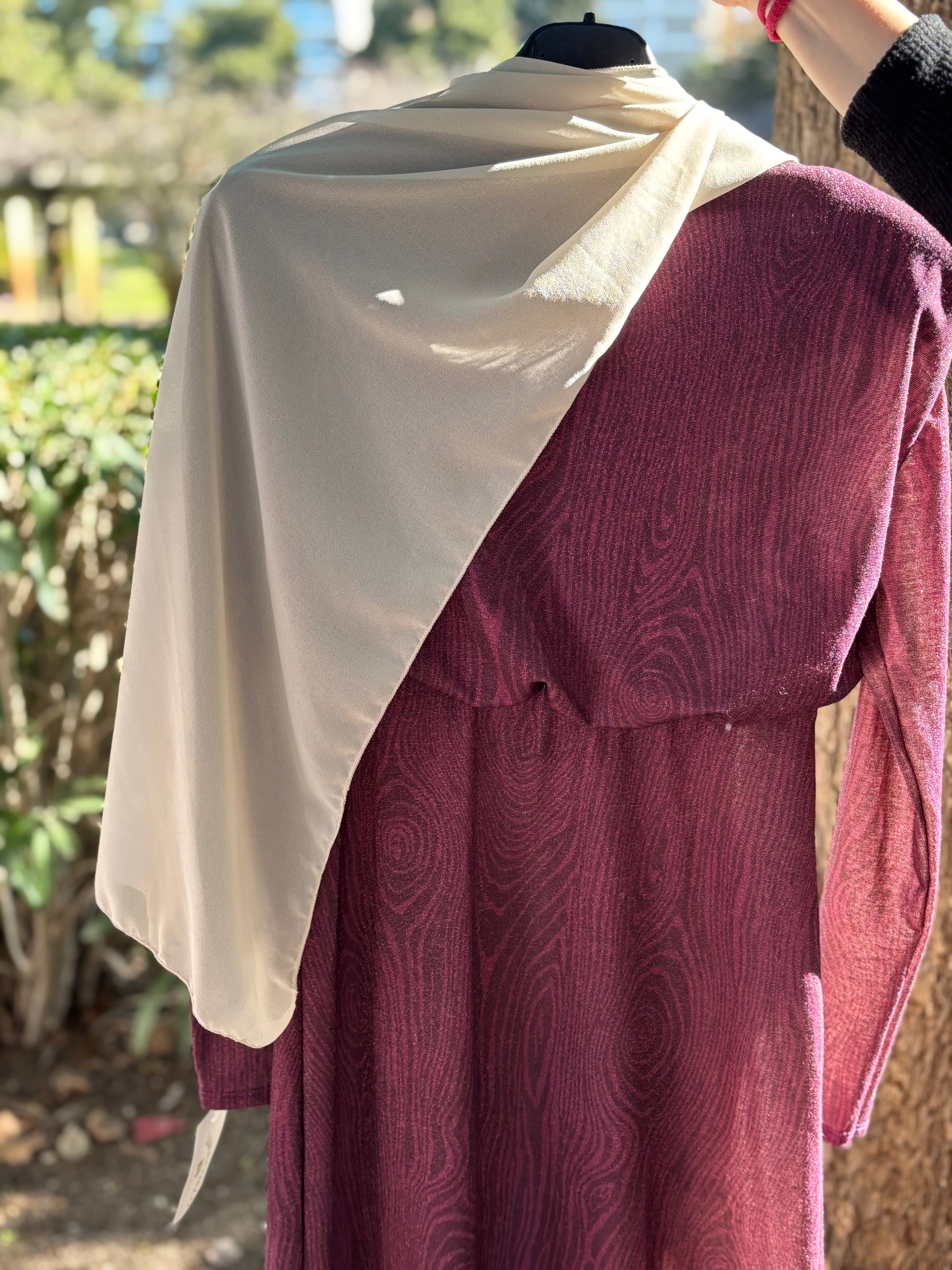 VESTIDO BETA BURDEOS