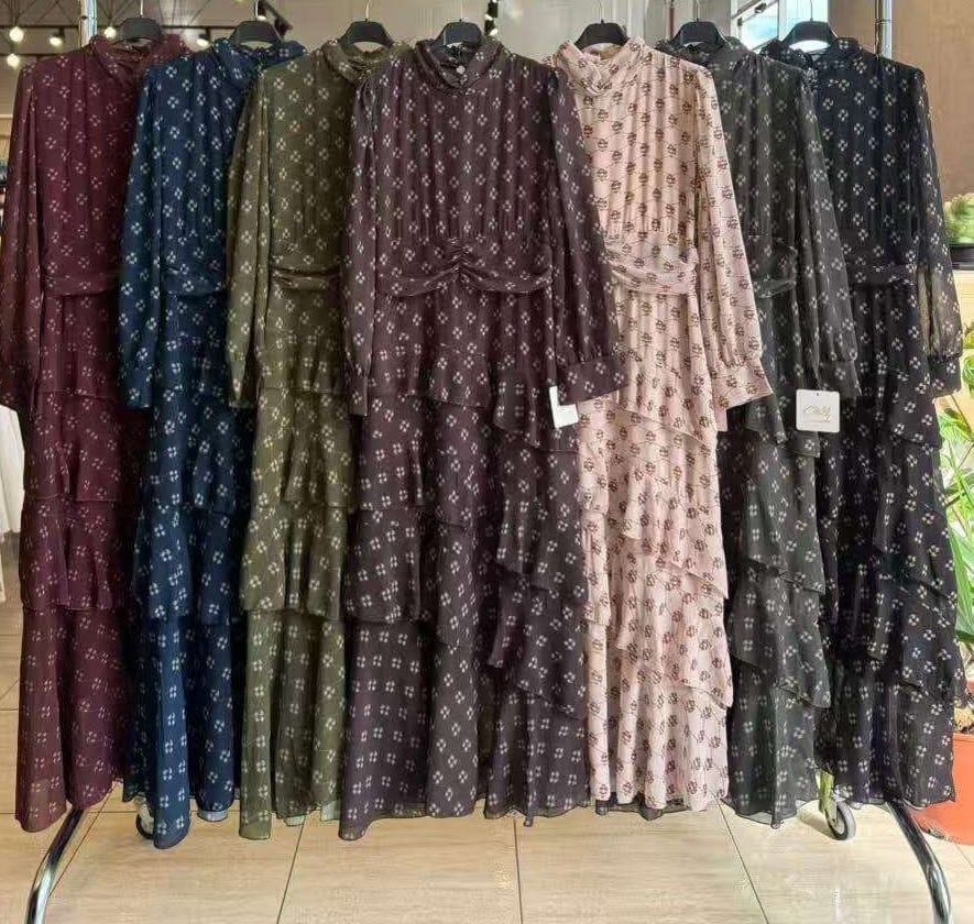 VESTIDO AMAPOLA GASA FLORES