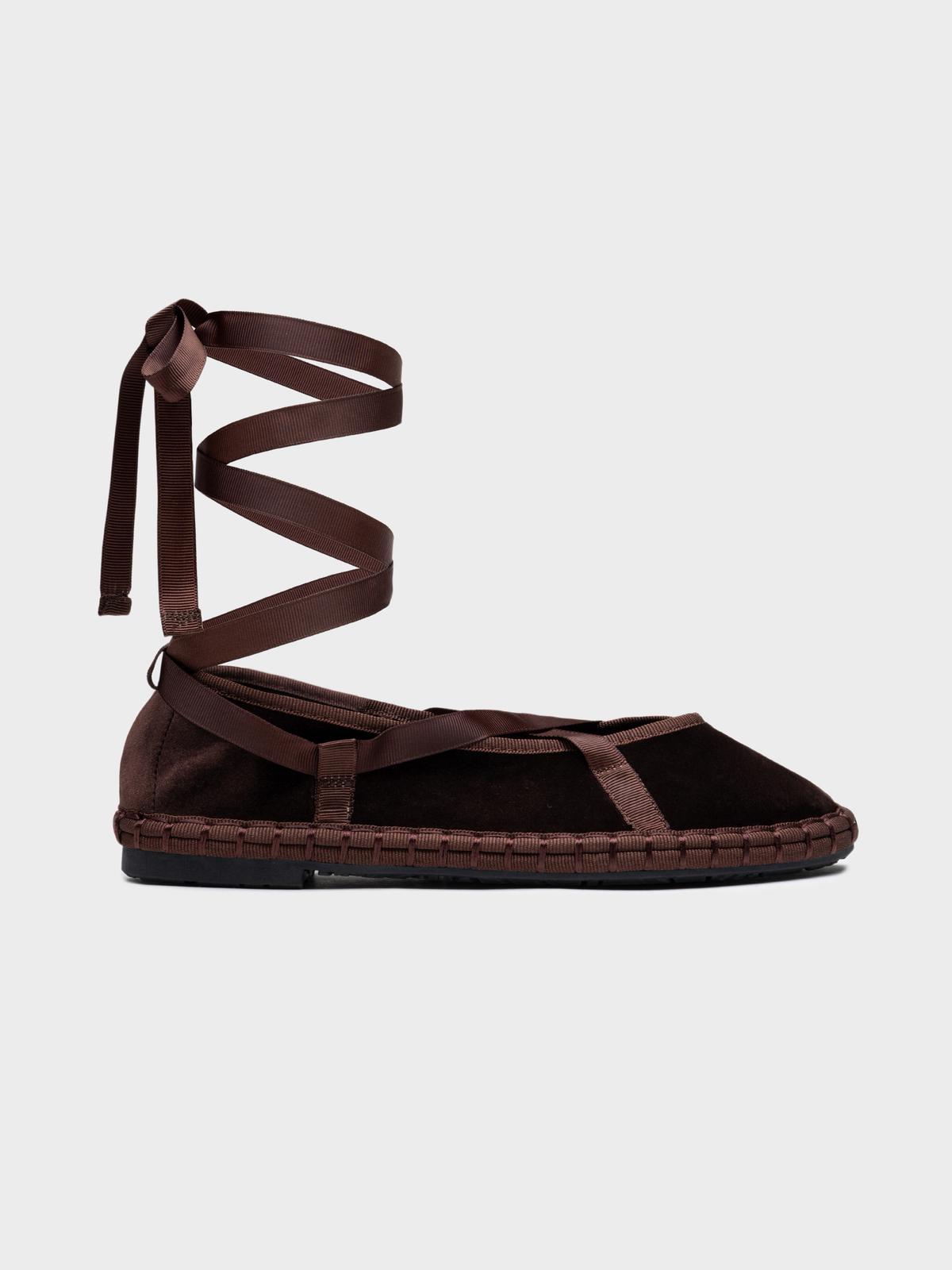 MERCEDITAS VELVET CINTA BROWN